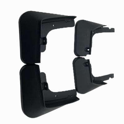 4pcs EX6 웰트마이스터 진흙 플래프 매트 블랙 전면 후면 진흙 보호 키트