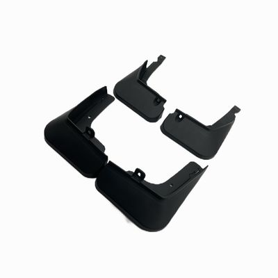 4pcs EX6 웰트마이스터 진흙 플래프 매트 블랙 전면 후면 진흙 보호 키트